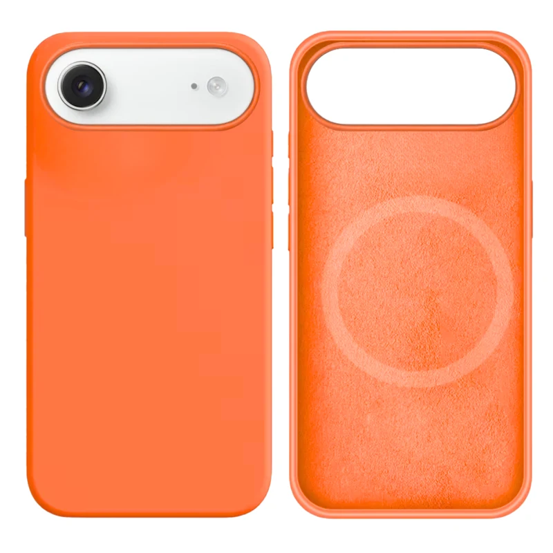 LindeCovers iPhone Air Silikonecover - MagSafe Kompatibel 56 Papaya