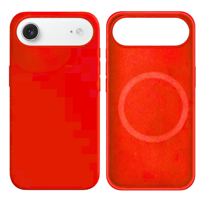 LindeCovers iPhone Air Silikonecover - MagSafe Kompatibel 14 Red