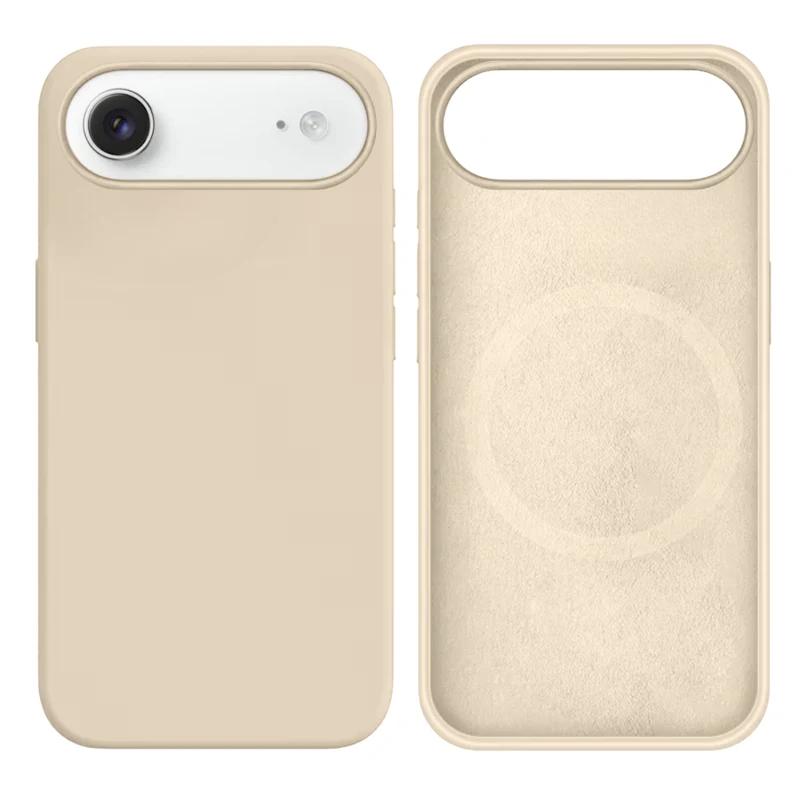 LindeCovers iPhone Air Silikonecover - MagSafe Kompatibel 11 Antique White