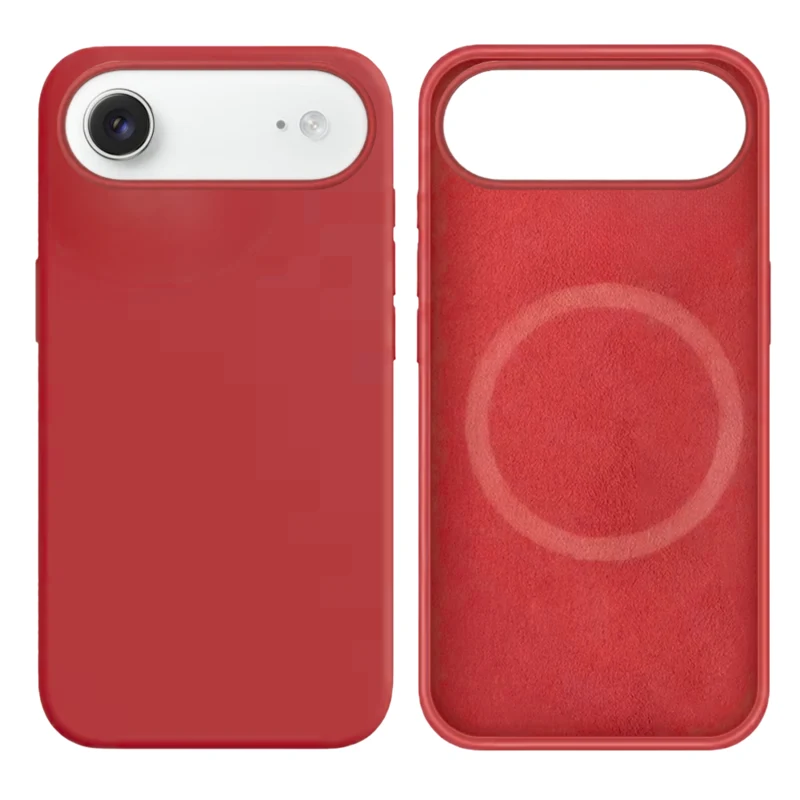 LindeCovers iPhone Air Silikonecover - MagSafe Kompatibel 25 Camellia Red