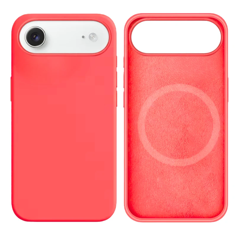 LindeCovers iPhone Air Silikonecover - MagSafe Kompatibel 29 Peach