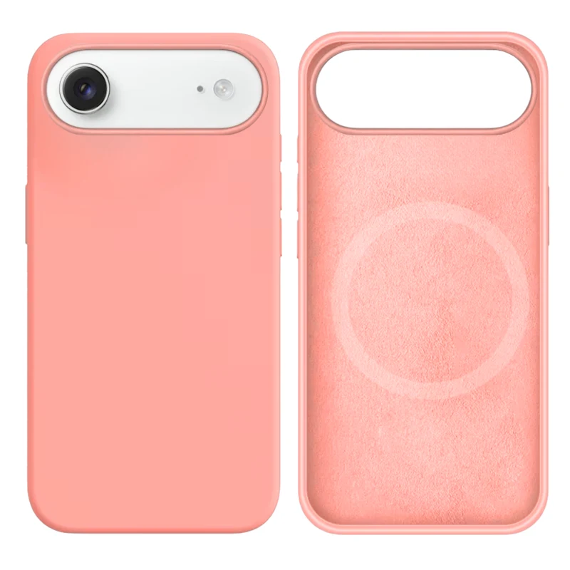 LindeCovers iPhone Air Silikonecover - MagSafe Kompatibel 12 Pink