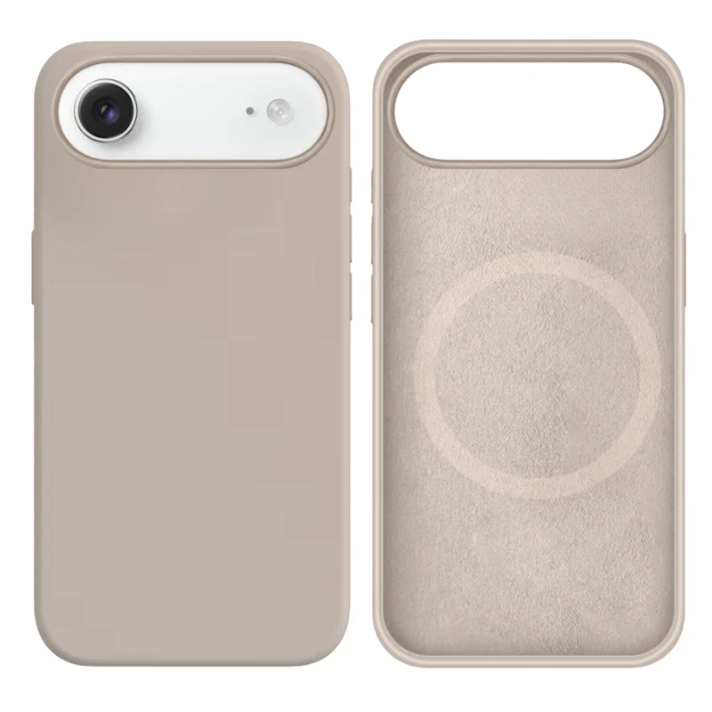 LindeCovers iPhone Air Silikonecover - MagSafe Kompatibel 10 Rock Gray