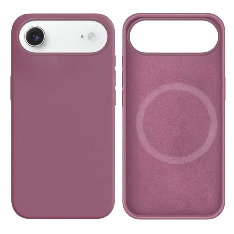 LindeCovers iPhone Air Silikonecover - MagSafe Kompatibel 62 Black Currant