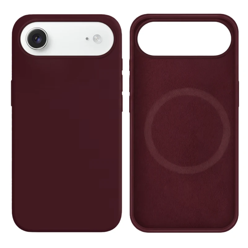 LindeCovers iPhone Air Silikonecover - MagSafe Kompatibel 67 Plum
