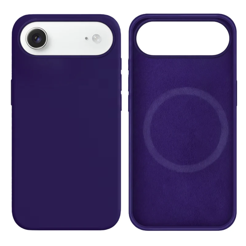 LindeCovers iPhone Air Silikonecover - MagSafe Kompatibel 30 Dark Purple