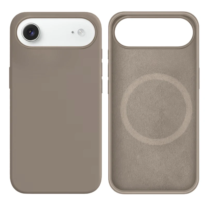 LindeCovers iPhone Air Silikonecover - MagSafe Kompatibel 23 Pebble