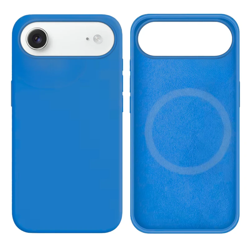LindeCovers iPhone Air Silikonecover - MagSafe Kompatibel 3 Deep Lake Blue