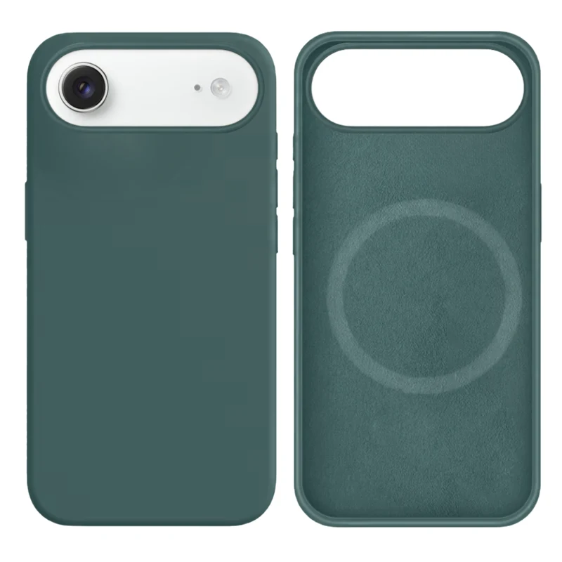 LindeCovers iPhone Air Silikonecover - MagSafe Kompatibel 58 Pine Needle Green