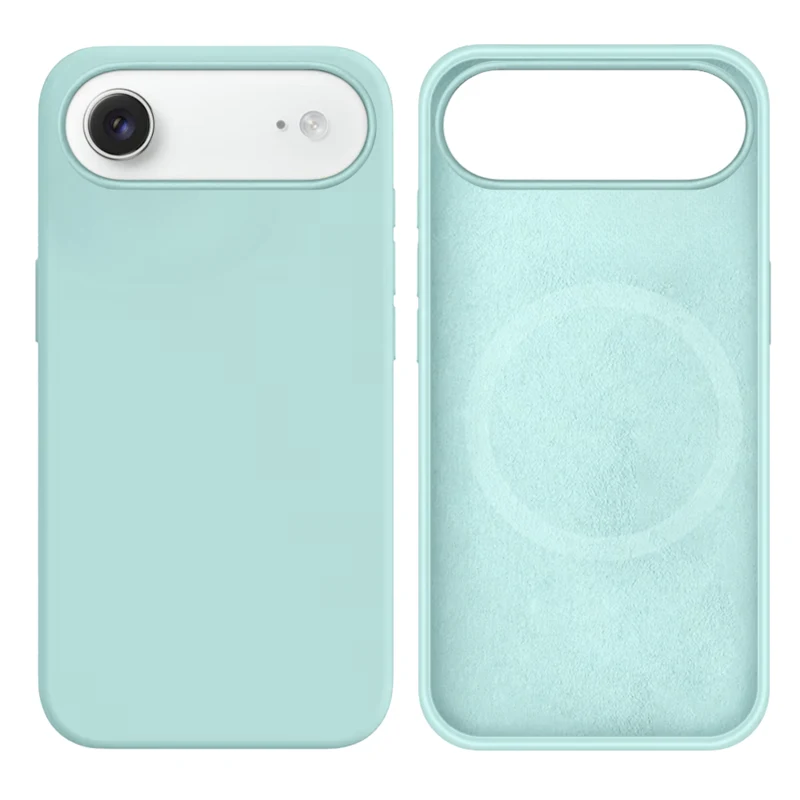 LindeCovers iPhone Air Silikonecover - MagSafe Kompatibel 73 Light Lime Green