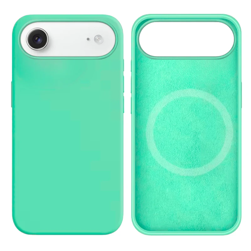 LindeCovers iPhone Air Silikonecover - MagSafe Kompatibel 50 Rehmannia Green