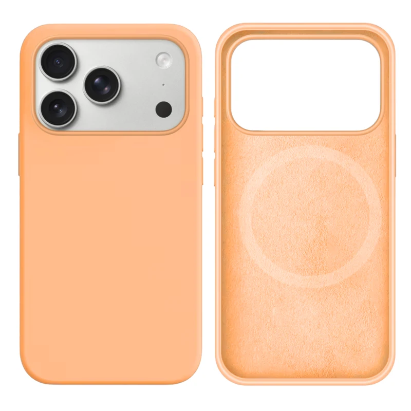 LindeCovers iPhone 17 Pro Silikonecover - MagSafe Kompatibel 69 Honeydew