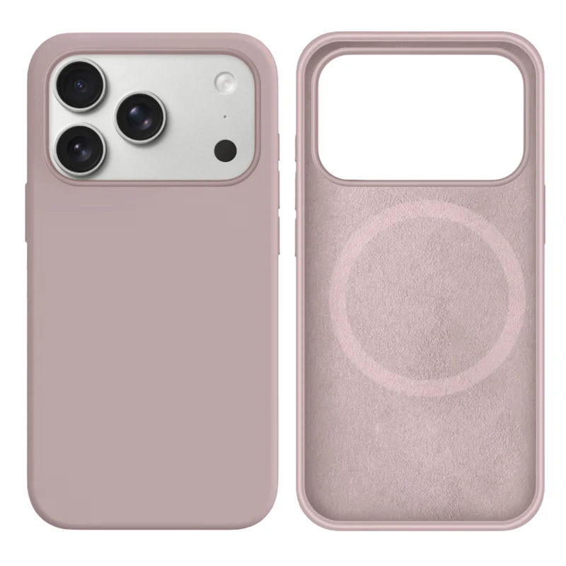 LindeCovers iPhone 17 Pro Silikonecover - MagSafe Kompatibel 7 Lavender Violet