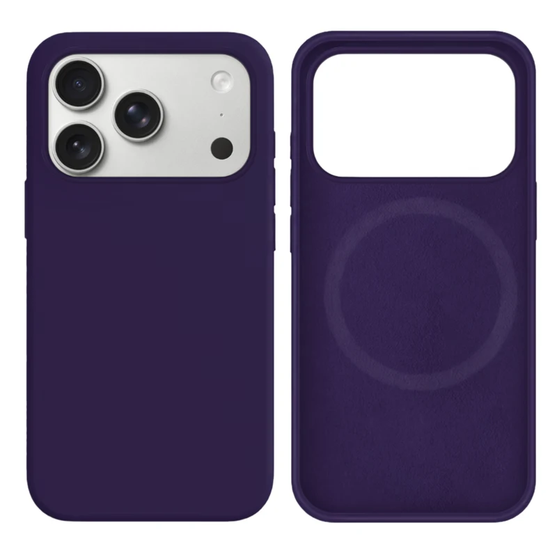 LindeCovers iPhone 17 Pro Silikonecover - MagSafe Kompatibel 71 Amethyst