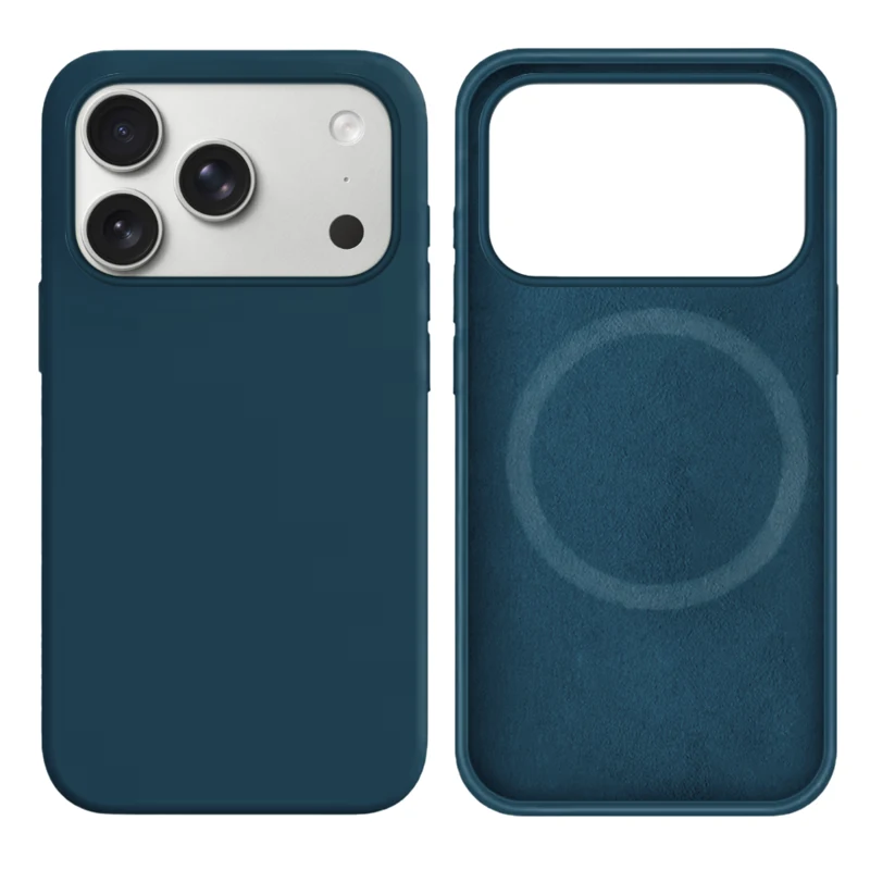 LindeCovers iPhone 17 Pro Silikonecover - MagSafe Kompatibel 35 Starry Blue