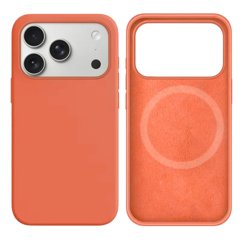 LindeCovers iPhone 17 Pro Max Silikonecover - MagSafe Kompatibel 27 Begonia