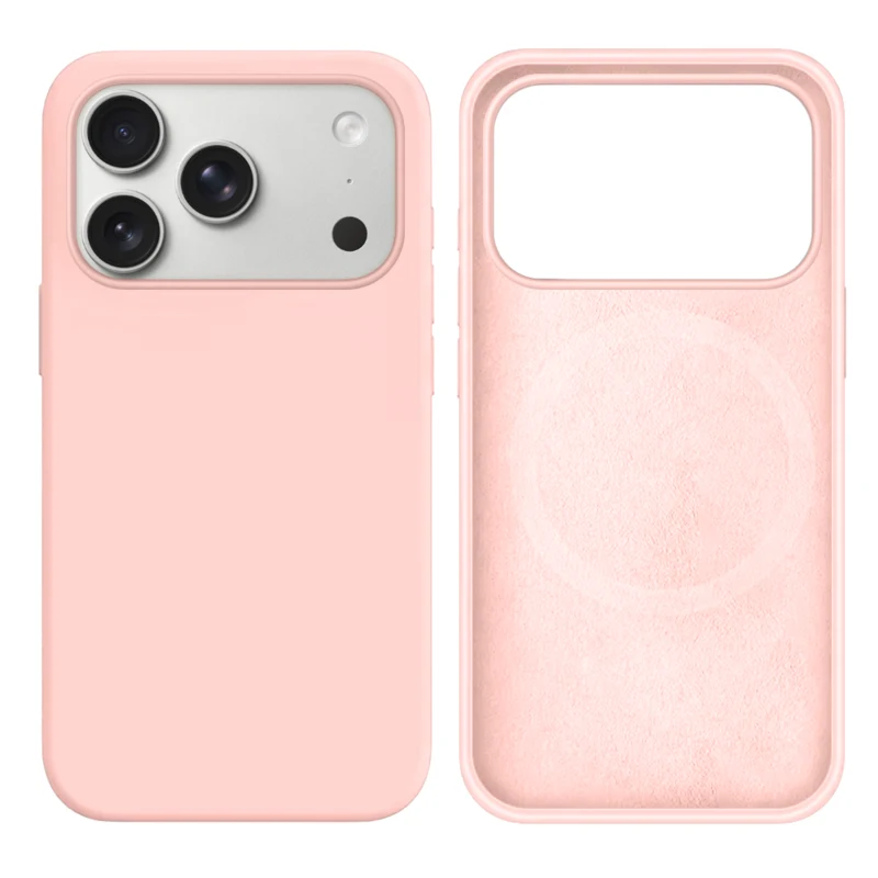 LindeCovers iPhone 17 Pro Max Silikonecover - MagSafe Kompatibel 19 Pink Sand