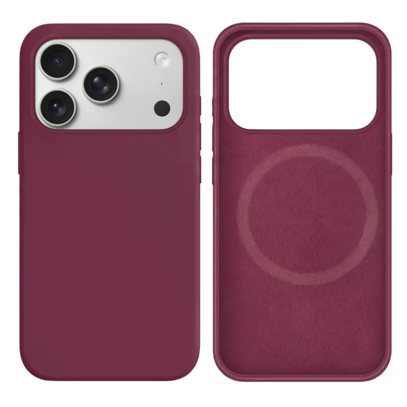 LindeCovers iPhone 17 Pro Max Silikonecover - MagSafe Kompatibel 45 Purple