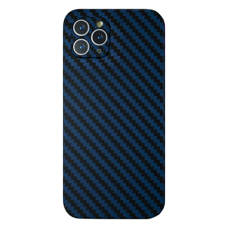 LindeCovers iPhone 11 Pro Carbon Cover 04 Dark Blue