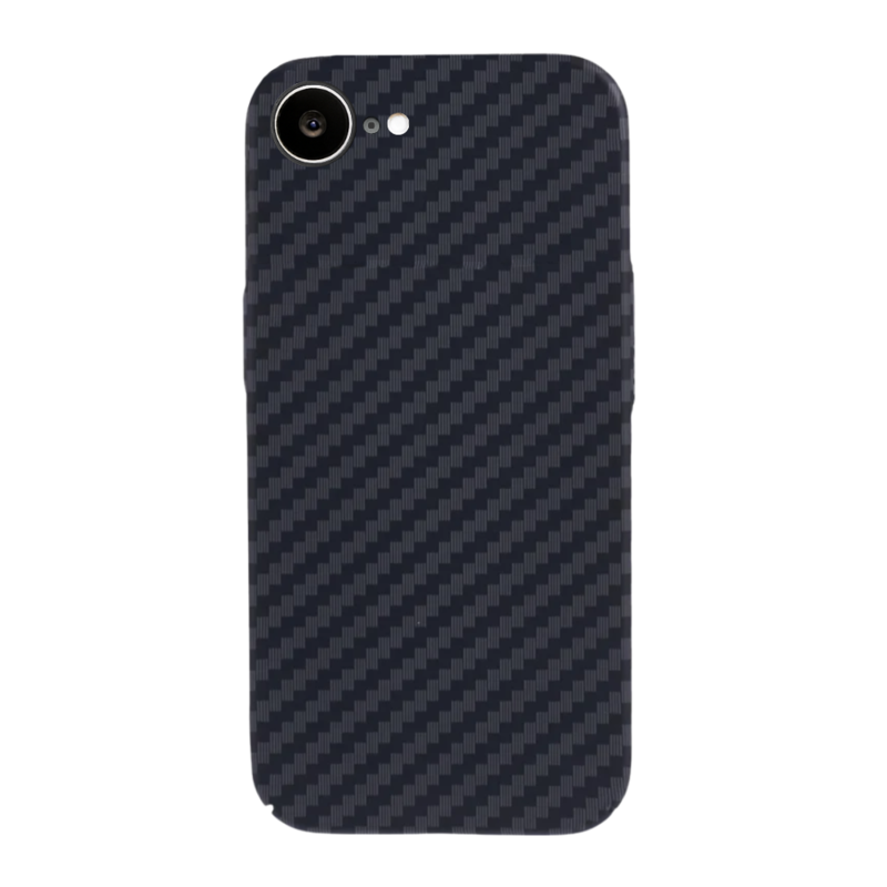 LindeCovers iPhone 16e Carbon Cover 01 Black