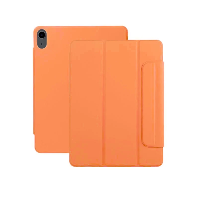 LindeCovers iPad 10. Gen Tri-Fold Cover 05 Orange