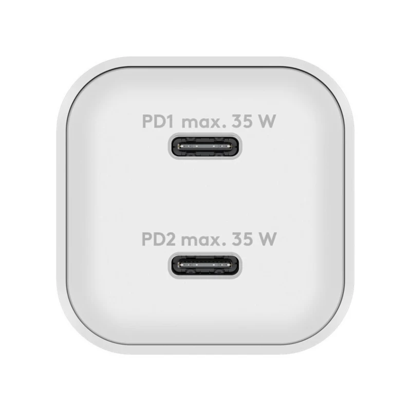 Goobay 2-ports USB-C GaN Oplader - 35W PD