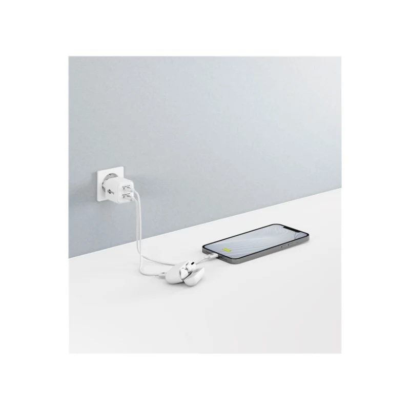 Goobay 2-ports USB-C GaN Oplader - 35W PD