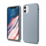 LindeCovers iPhone 11 - Silikonecover 26 Blue Gray