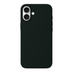 LindeCovers iPhone 16 - Silikonecover 49 Green Black LindeCovers iPhone 16 - Silikonecover 49 Green Black