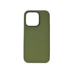 LindeCovers iPhone 15 Pro - Ægte Læder Bagside Cover Green LindeCovers iPhone 15 Pro - Ægte Læder Bagside Cover Green