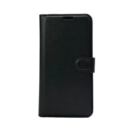 LindeCovers Xiaomi 13 Pro - PU Litchi Læder Flip Cover 1 Black