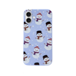 LindeCovers iPhone 16 - Julemotiv Bagsidecover Silikone Snowman Wonderland