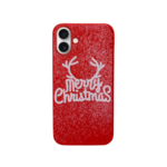 LindeCovers iPhone 16 - Julemotiv Bagsidecover Silikone Merry Christmas