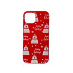 LindeCovers iPhone 16 Pro - Julemotiv Bagsidecover Silikone Cheerful Bear Greetings