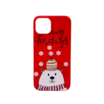 LindeCovers iPhone 16 Pro - Julemotiv Bagsidecover Silikone Holiday Bear Greetings