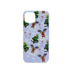 LindeCovers iPhone 16 Pro Max - Julemotiv Bagsidecover Silikone Rudolph's Candy Cane Cheer