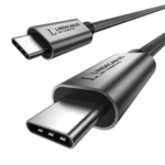 LindeCables USB-C 3.2 60W Premium kabel - 2 m Grå