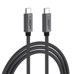 LindeCables USB-C 3.2 100W Premium kabel - 2 m Grå