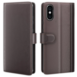 LindeCovers iPhone X – Ægte Læder Flip Cover m. Flap Brown