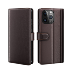 LindeCovers iPhone 11 Pro - Rigtig Læder Flip Cover M. Flap Brown
