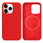 LindeCovers iPhone 12/12 Pro Silikonecover - MagSafe Kompatibel 14 Red