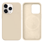 LindeCovers iPhone 12 Pro Max - Silikonecover til trådløs opladning 11 Antique White