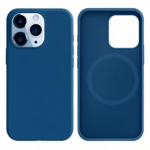 LindeCovers iPhone 12 Pro Max - Silikonecover til trådløs opladning 20 Cobalt Blue