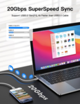 LindeCables USB-C 3.2 Gen. 2x2 100W Premium kabel - 3 m