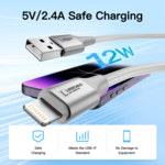 LindeCables USB-A til Lightning kabel 12W - 1 m