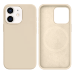 LindeCovers iPhone 12 Mini Silikonecover - MagSafe Kompatibel 11 Antique White