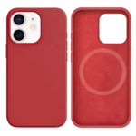 LindeCovers iPhone 12 Mini Silikonecover - MagSafe Kompatibel 25 Camellia Red