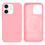 LindeCovers iPhone 12 Mini Silikonecover - MagSafe Kompatibel 6 Rose Pink