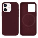 LindeCovers iPhone 12 Mini Silikonecover - MagSafe Kompatibel 67 Plum