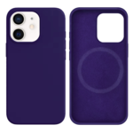 LindeCovers iPhone 12 Mini Silikonecover - MagSafe Kompatibel 30 Dark Purple